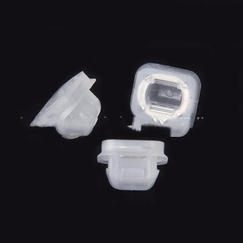 Transparent plastic interior fastener clips for BMW E39 and E38 vehicles