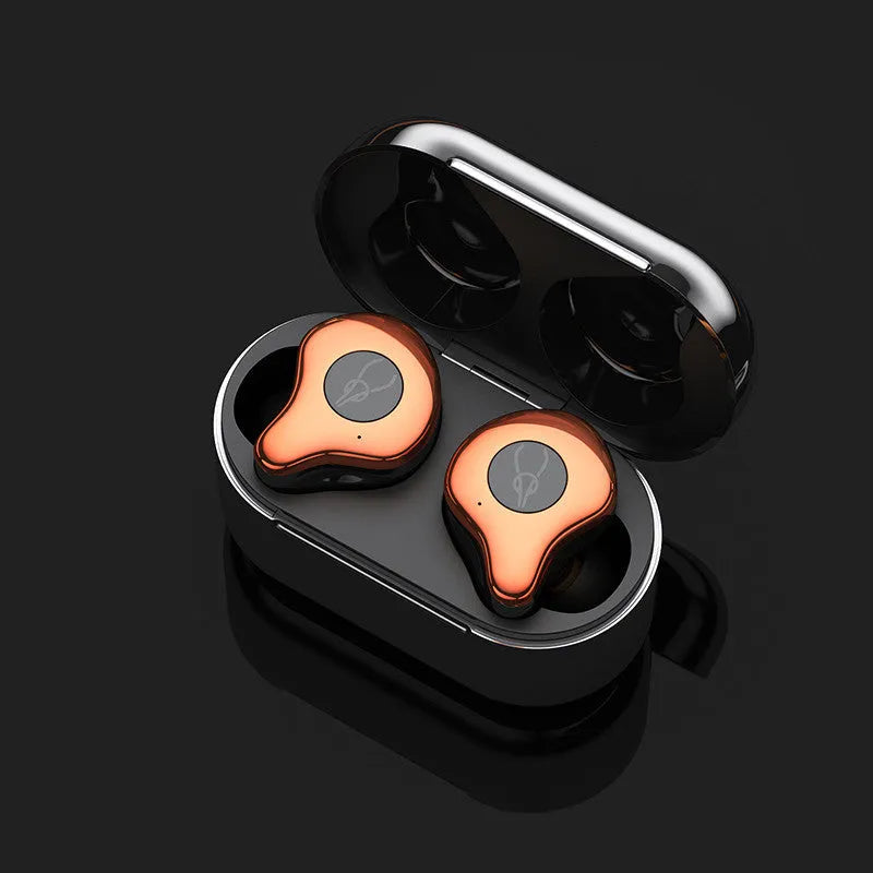 TWS wireless Bluetooth headset in a selection of six colours with a TYPE-C charging case.