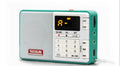 Tecsun Q3 digital audio player and broadcast recorder in one of six available colours