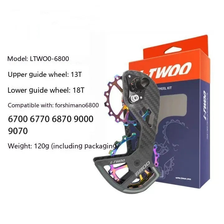 LTWOO 105 bicycle rear derailleur with large pulley and blueprinted dial for Shimano R7000