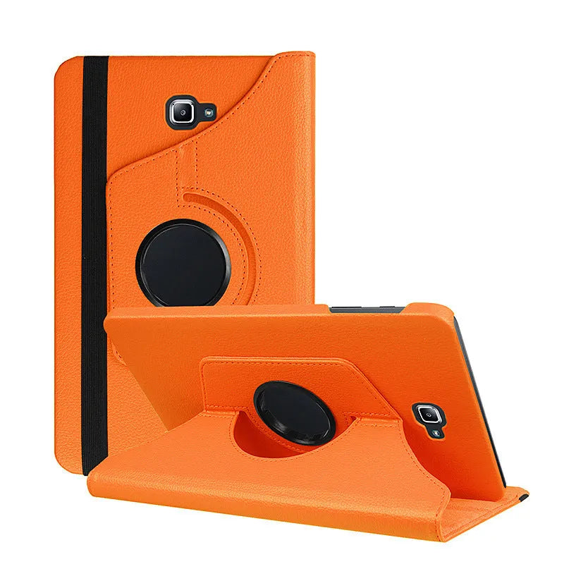 iPad tablet rotating leather case in clamshell design with multiple colour options