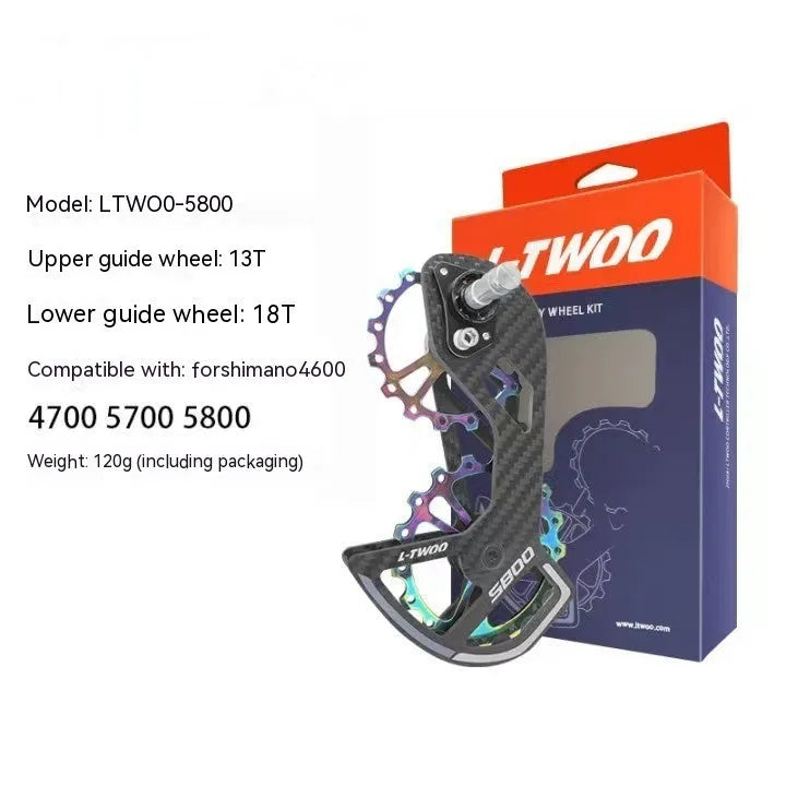 LTWOO 105 bicycle rear derailleur with large pulley and blueprinted dial for Shimano R7000