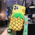 Cartoon camouflage print silicone wallet case for Huawei smartphones in multiple colours.