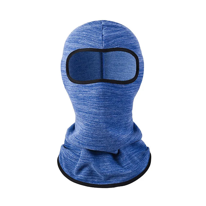 Cotton motorcycle head cover in street-style dome cap design with matching gloves