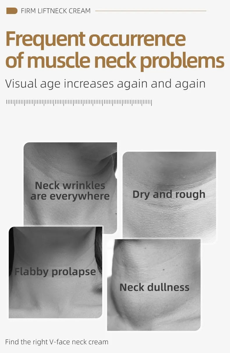 120ml neck cream bottle for lifting and firming massage application