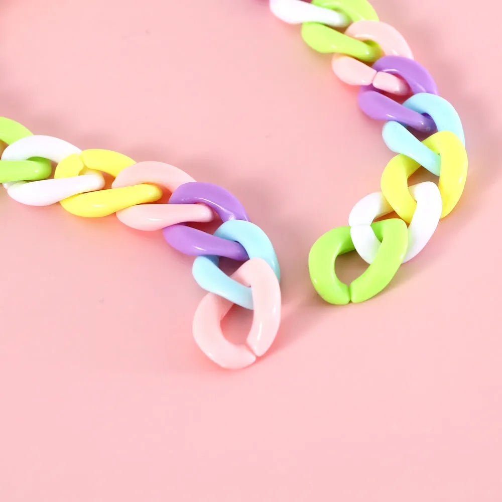 Macaron colour plastic pet collar for cats dogs rabbits with S and M size options
