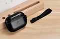 Brown flip-type protective case with ring buckle for AirPods Pro 3rd generation