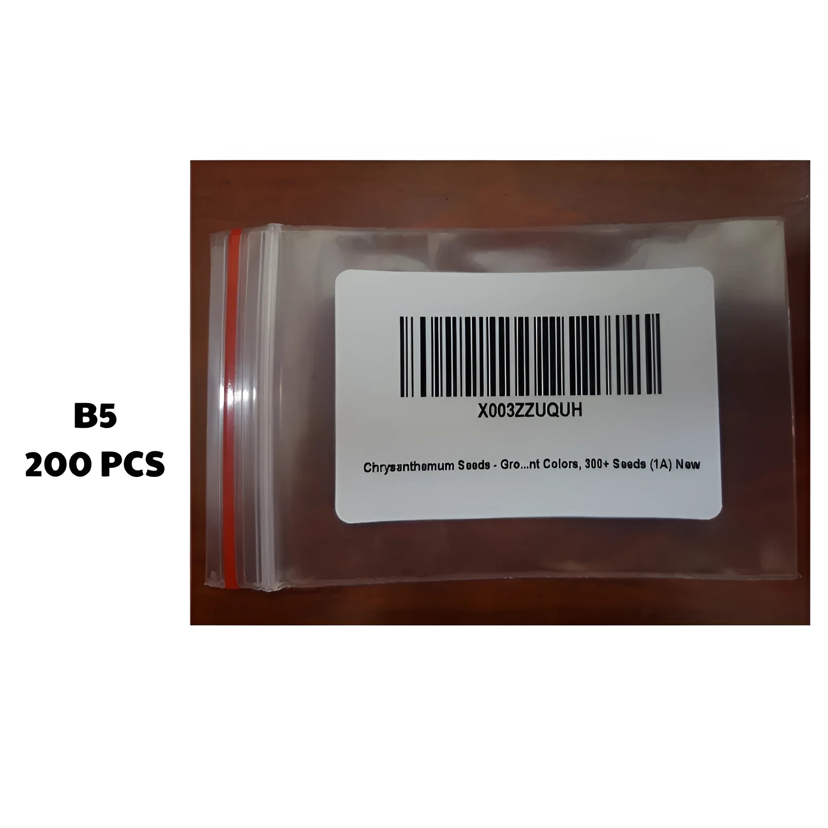 Packet containing 200 ground chrysanthemum seeds for outdoor garden planting