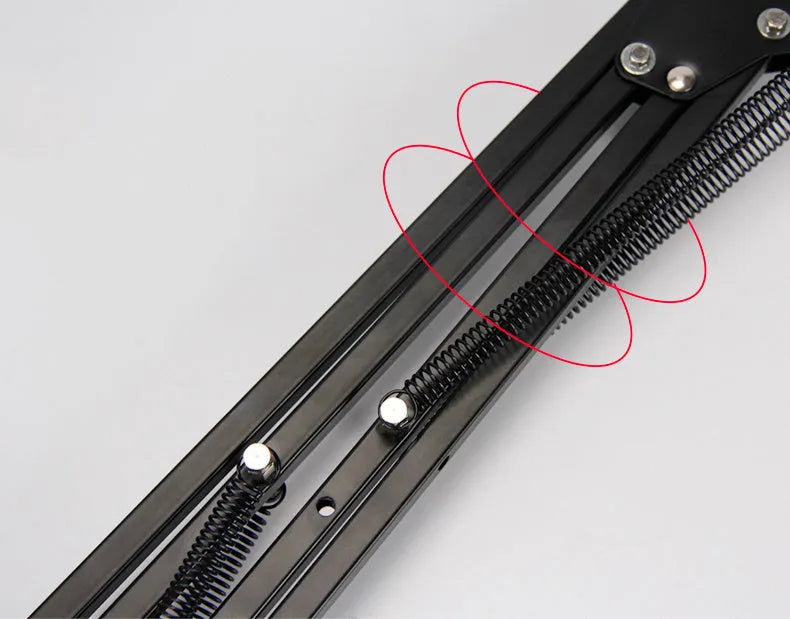 10cm folding phone tablet stand in black colour showing adjustable height feature