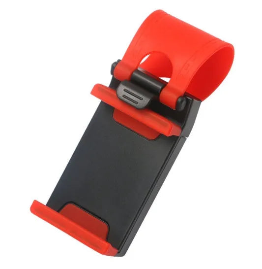 Universal car steering wheel clip mount phone holder for GPS navigation