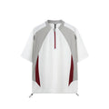 Men's lightweight polyester top with stitching detail in solid black and beige colours with long and short sleeve options