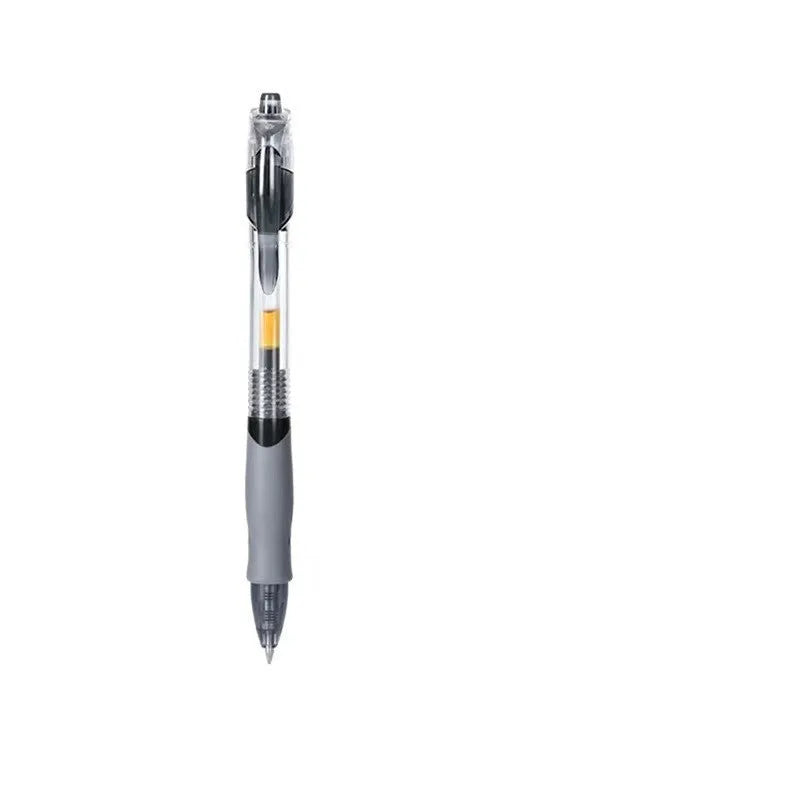 0.5mm gel pen in black, blue or red ink colours with plastic barrel
