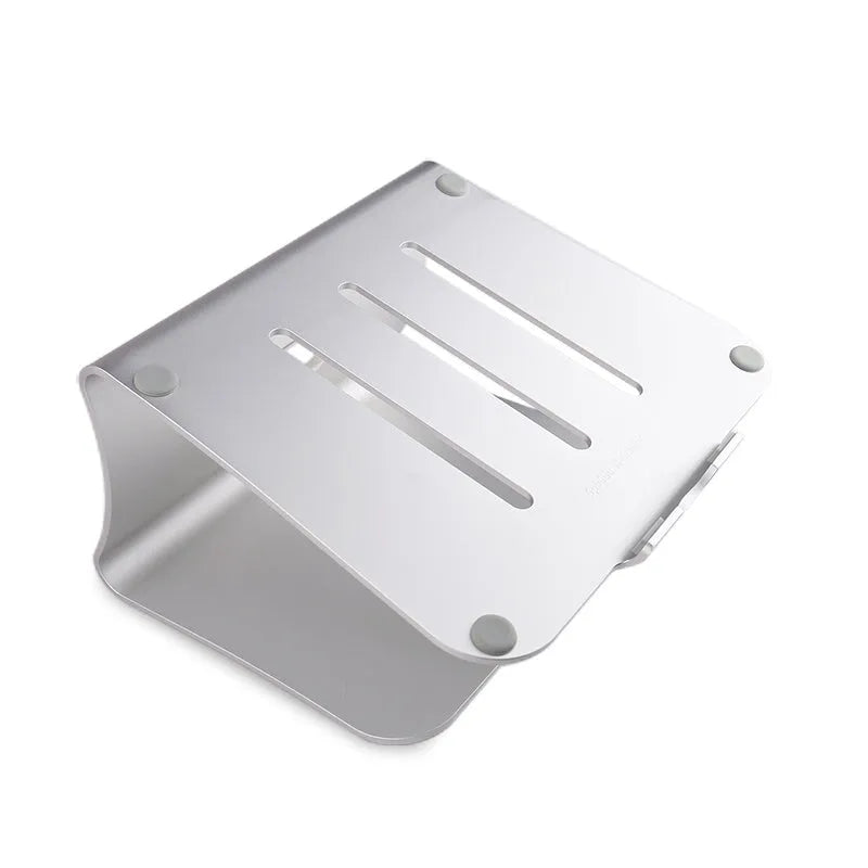 Aluminium alloy notebook cooling bracket with rotary adjustment in grey heat dissipation finish