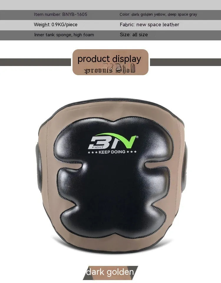 Sanda boxing breast protection target equipment for waist protection in dark grey colour
