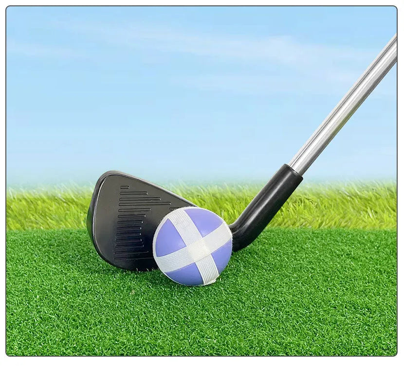 Metal golf club set with adult and children's versions for outdoor family sport