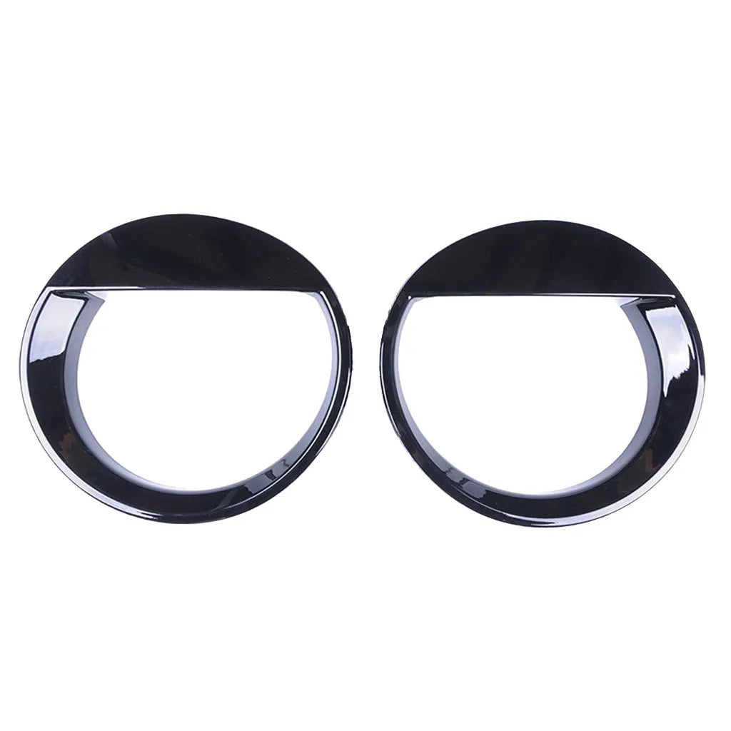 Bright black ABS plastic headlight hood for Jeep Compass Patriot front headlamp assembly