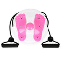 Large drawstring magnetic therapy fitness device in green on white background for health massage