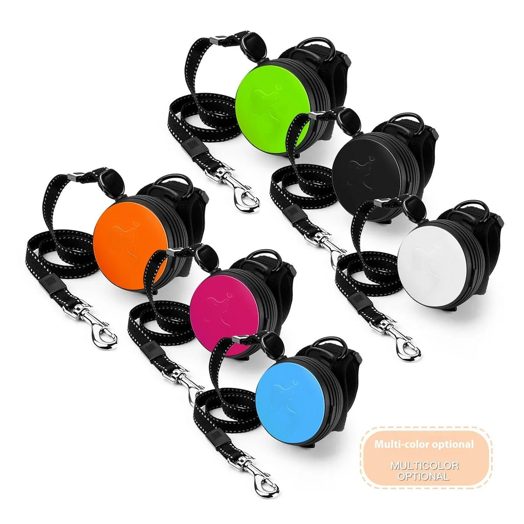 3 metre automatic retractable dog lead in six colour options with lockable brake