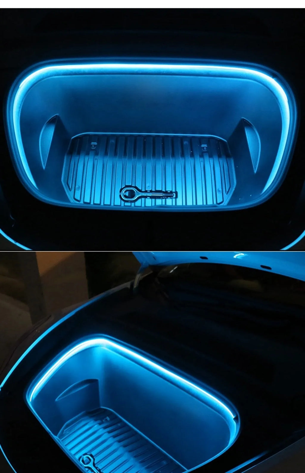 Tesla Model 3/Y front standby box ambience light with soft silicone light bar
