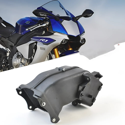 Black motorcycle ventilation pipe breathable intake tube for Yamaha models measuring 280mm x 170mm x 160mm