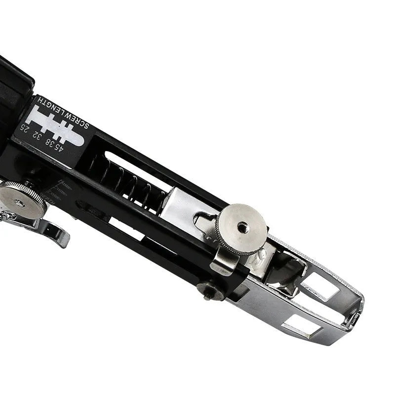 Chain screw gun head electric screwdriver kit with automatic nail gun function and 235mm metal construction