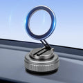 G712 three-axis magnetic suction on-board bracket in silver with 15W wireless charging