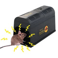 Black high voltage trigger rodent killer device measuring 208x115x75mm with electronic pest control technology