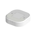 White wireless smoke detector fire alarm with DC9V battery slot and 433MHz wireless signal