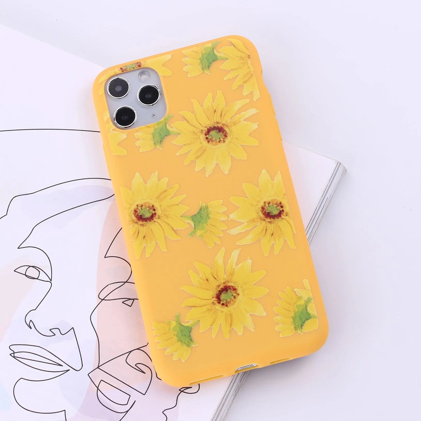 TPU mobile phone case for iPhone in multiple colour options showing back cover design