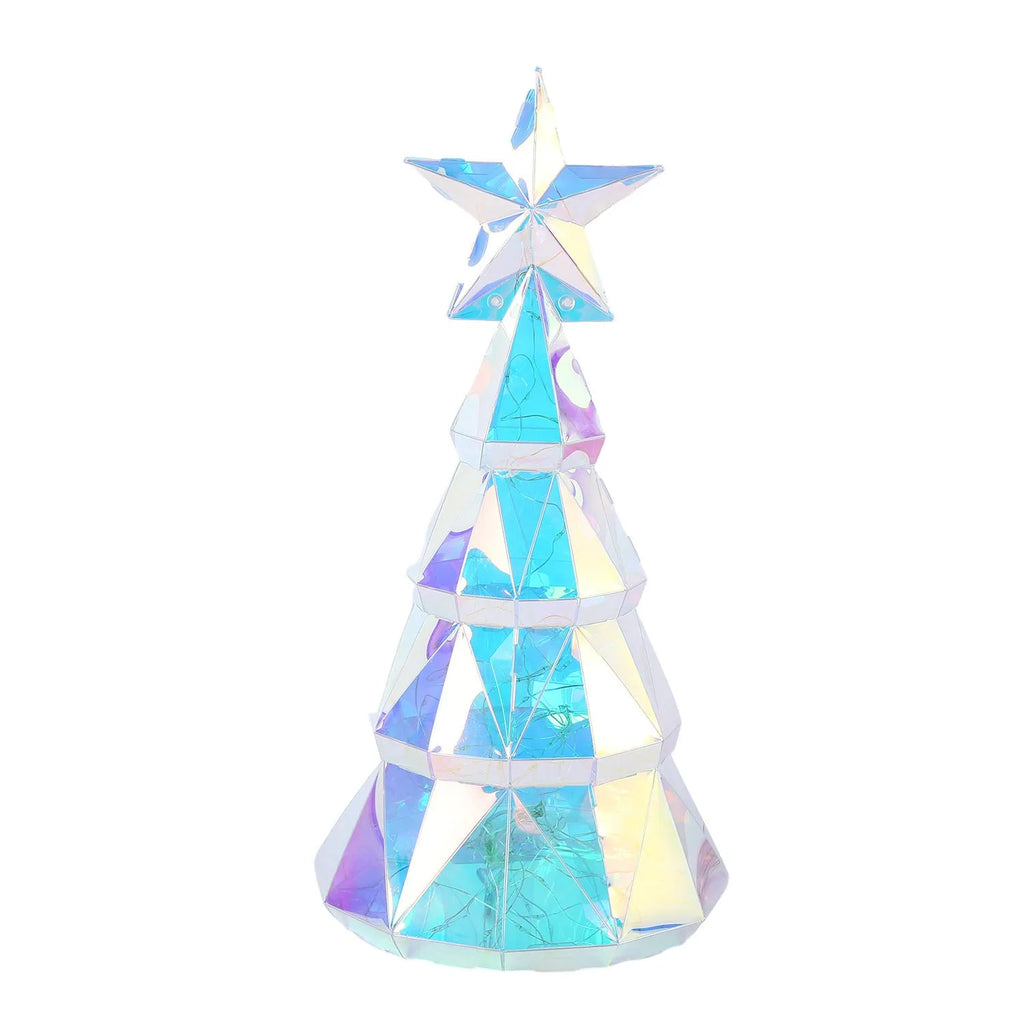 Colourful cartoon Christmas tree light decoration measuring 14.5x4.8x20cm