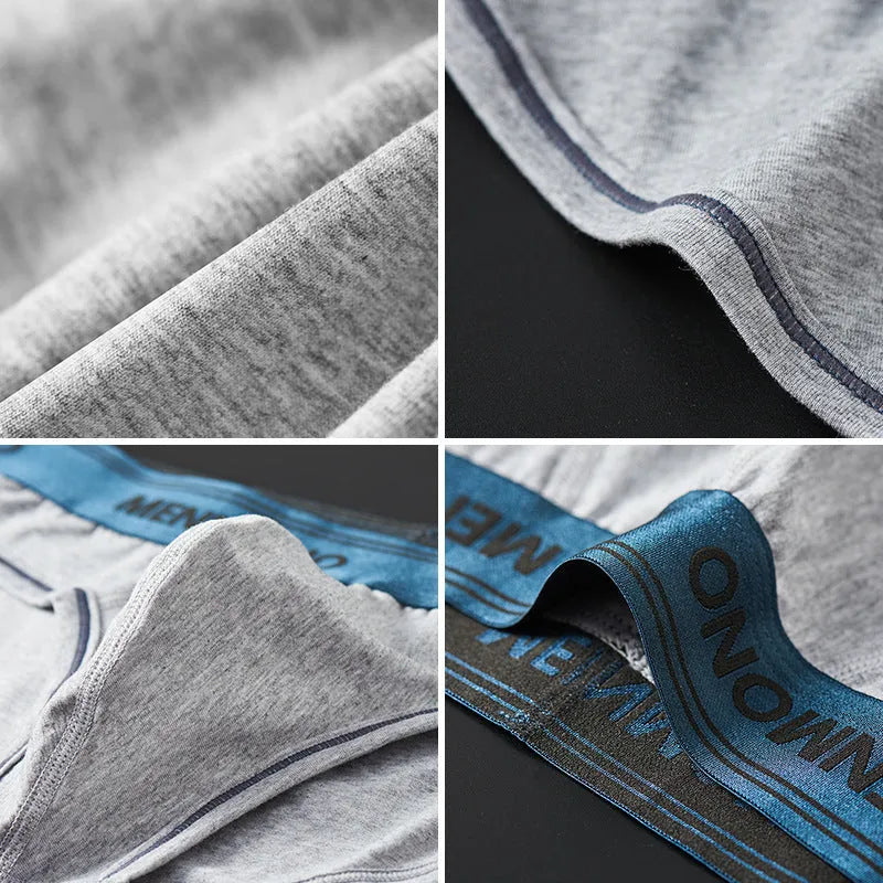 Men's low waist cotton briefs in solid colour combinations showing knitted fabric detail