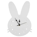 Wooden cartoon wall clock with European alien design in selected shape and colour