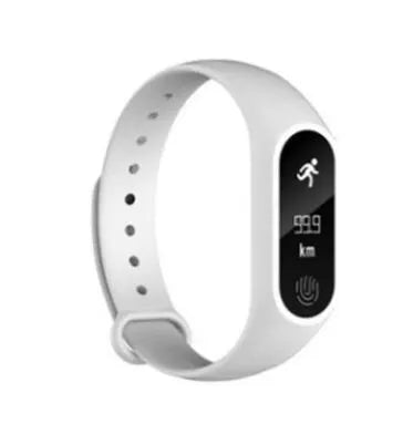 Motion intelligent hand ring for heart rate and step tracking, shown in multiple colours.