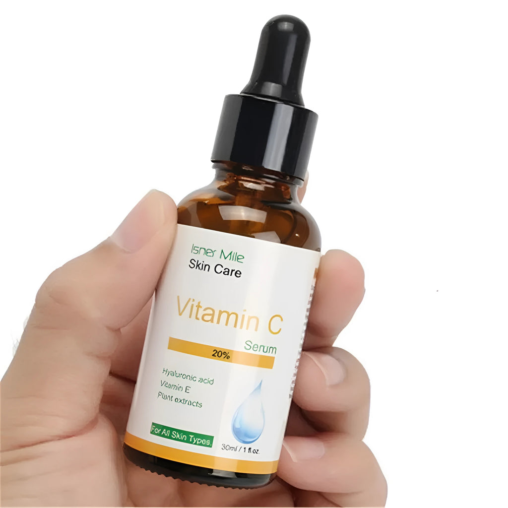 30ml bottle of undiluted Vitamin C essence serum for facial brightening and anti-oxidation.