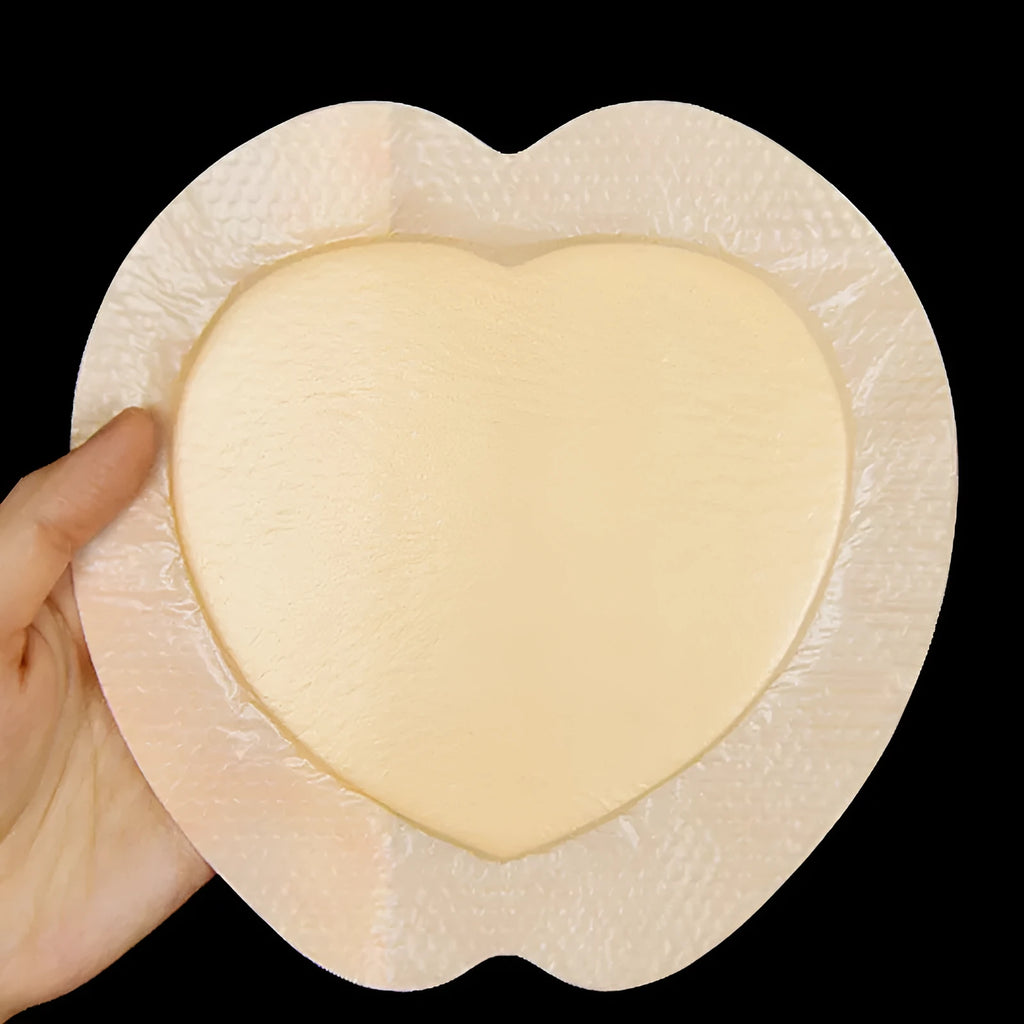 Large skin tone silicone foam bedsore sticker for pressure sore prevention