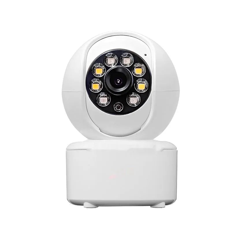 1080p HD WiFi Bluetooth home security camera with ceiling mount and dual-light panoramic monitoring