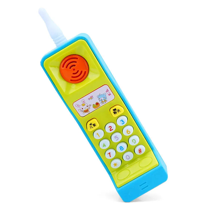 Children's educational toys with sound, light and music features including cartoon animal designs
