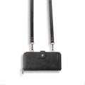 Detachable wallet backpack phone case with leather flip cover for iPhone and Samsung phones