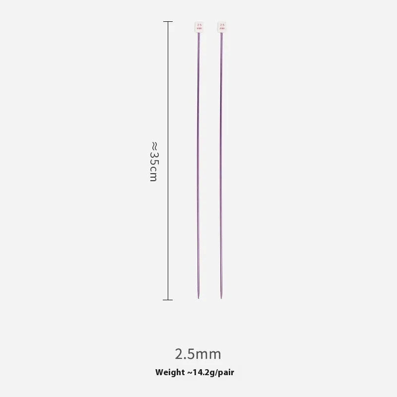 Complete crochet hook set showing 14 different sizes from 2.0mm to 10.0mm with protective caps