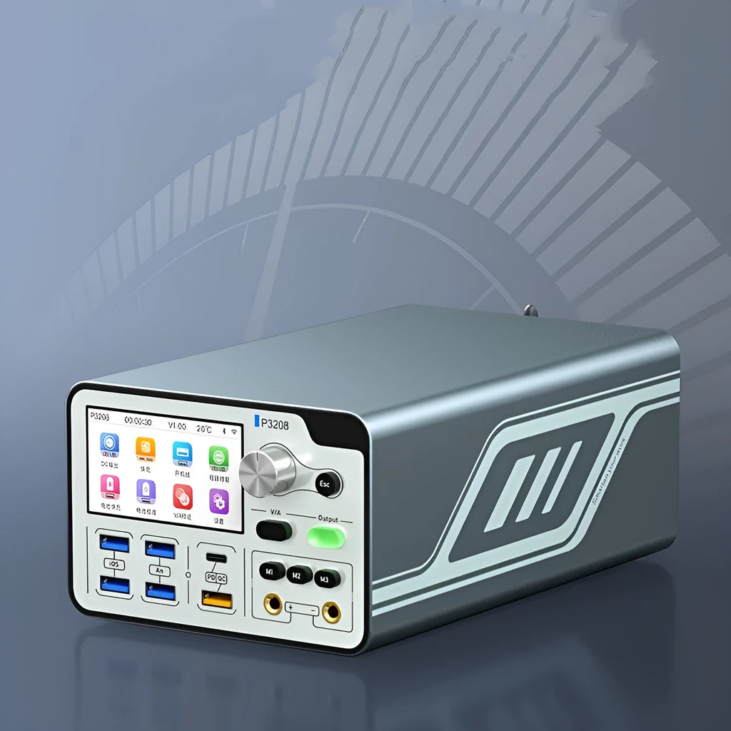 320W intelligent regulated power supply meter with 3-inch display and connection cables