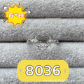 Copper oval denier ring with a 6x8 mm five-pointed star and open mouth setting.