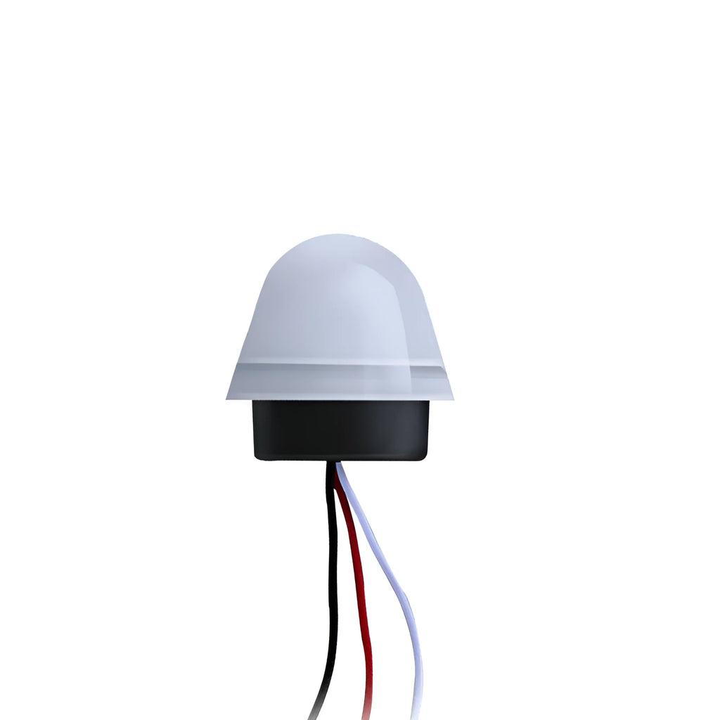 White automatic induction street lamp with 3-5 metre sensor range for 220V outdoor security lighting