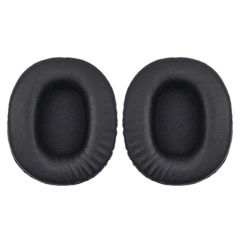Black soft PU leather replacement earmuff covers for Sony MDR-1R headphones