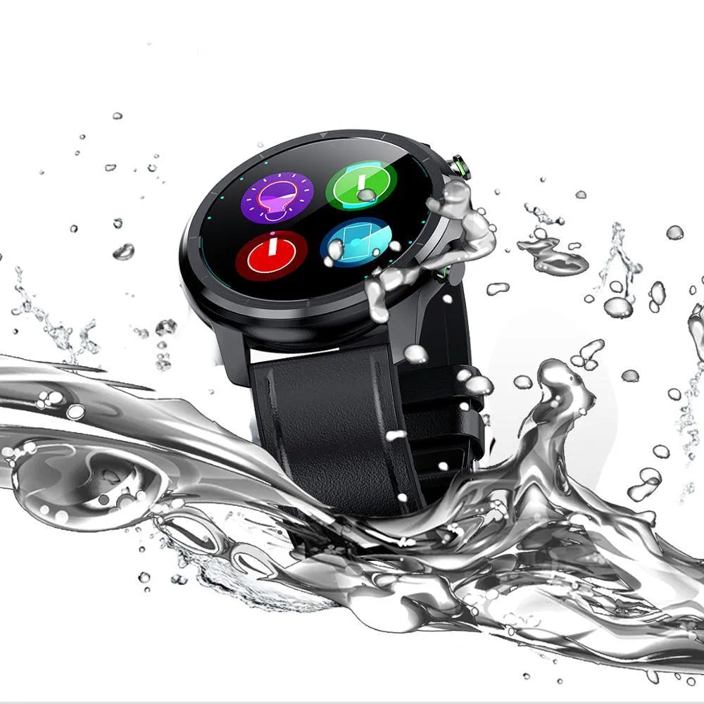 LEMFO LF26 smart bracelet watch on wrist showing 1.3-inch display in a silver colour variant.