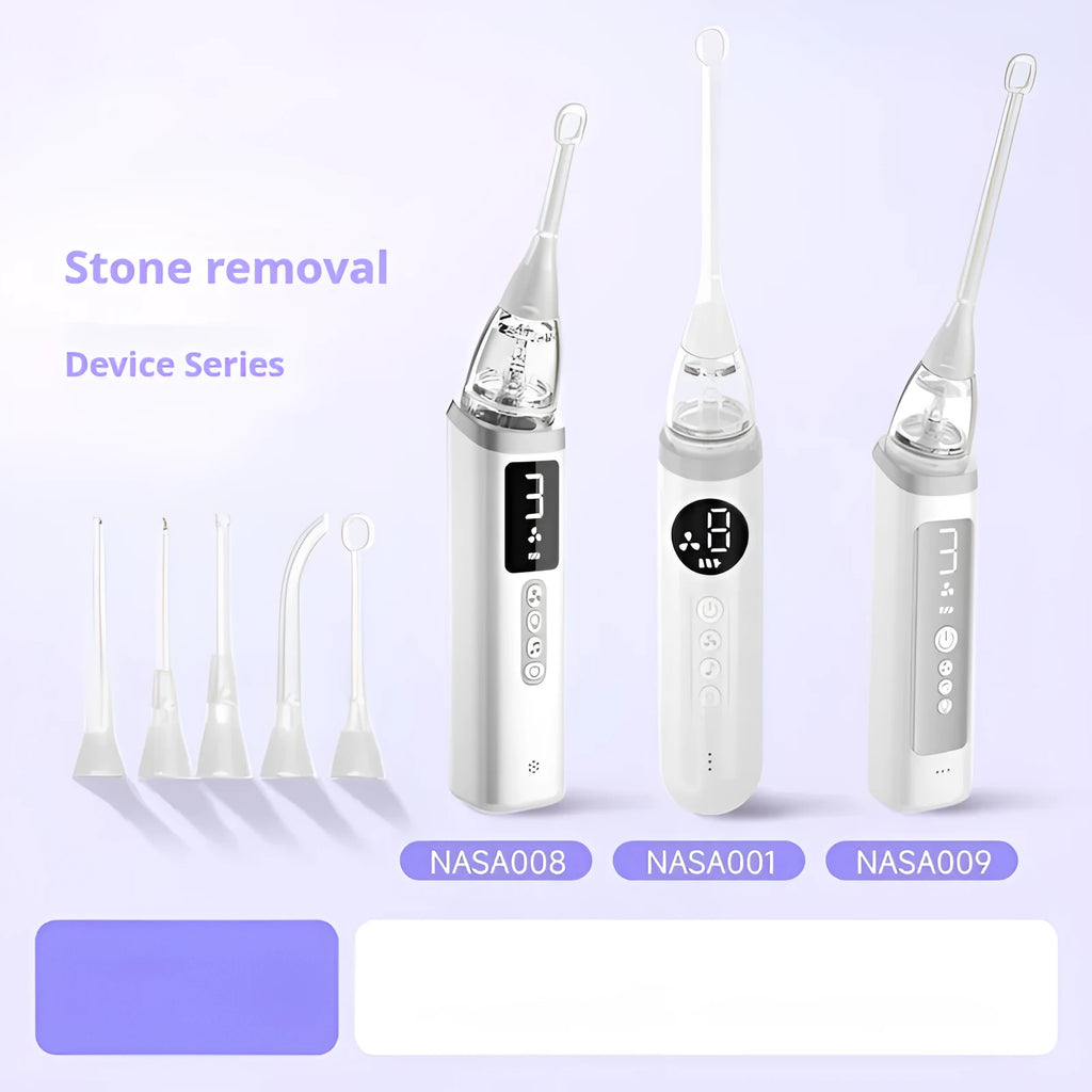 Milky white tonsil stone removal oral cleaning tools set with 180g weight