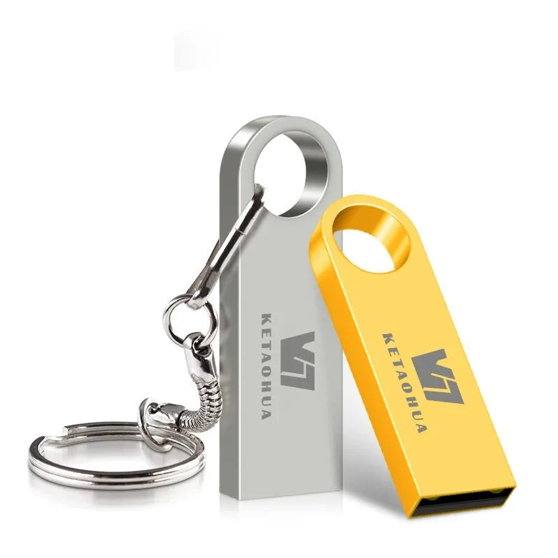 Metal car-shaped USB flash drive in silver finish showing automotive design details
