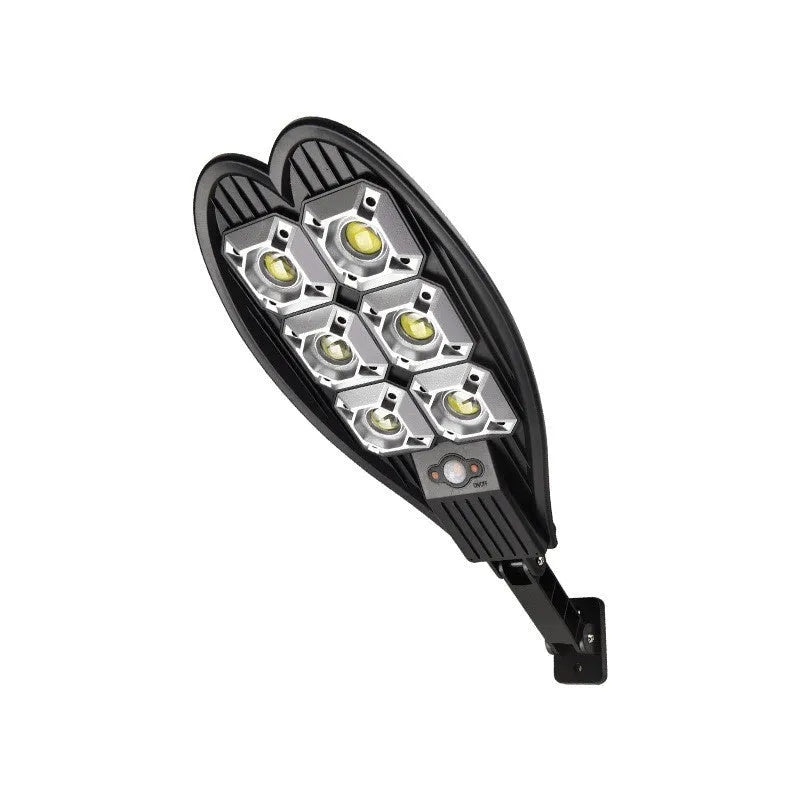 Six-light sword design outdoor solar garden lamp with polycrystalline solar panel