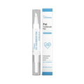 Pet teeth cleaning brush with integrated 3ml toothpaste reservoir showing soft bristles