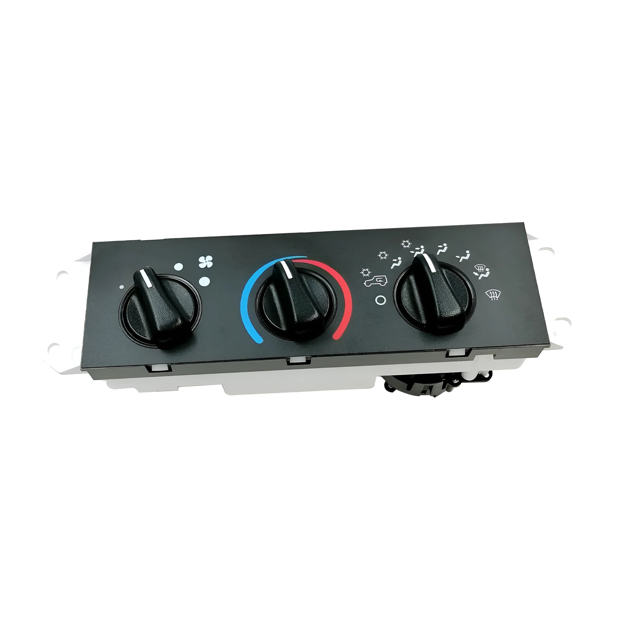 Black automotive air conditioning control switch panel for Jeep Wrangler 2005-2006 models