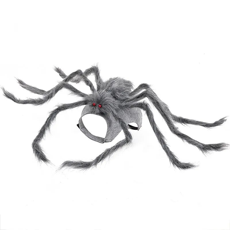 Halloween spider costume for pets in polyester with multiple colour options